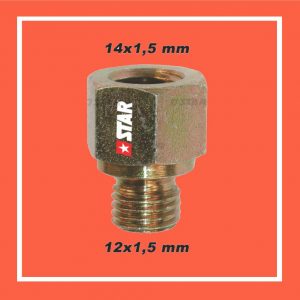 (STAR Ref. 31204) - CONECTOR METALICO 14X12X1.5 MM; 14 HEMBRA, 12 MACHO