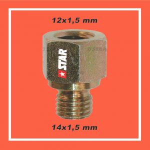 (STAR Ref. 32010/01) - CONECTOR METALICO  12 X 14 X 1.5 MM ; 12  HEMBRA , 14 MACHO4 MM