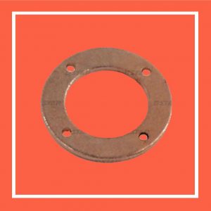 (STAR Ref. 53186) - ARANDELA RETORNO COBRE 4 HUECOS ISUZU/MAZDA/KUBOTA 1X19.60X12 MM  -03456258 Ref/- 94173488 = 16635-43600