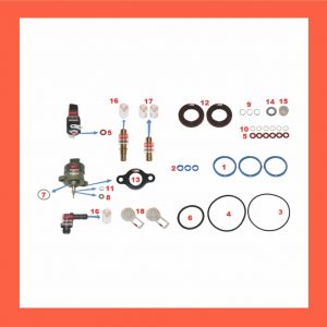 (STAR Ref.60.096/32) - KIT REP. C/RAIL BH-CP1K/S, KIA SPORTAGE, Ref/-F01M101455S=F01M101456S