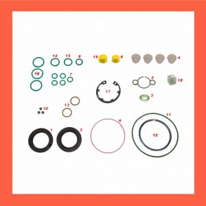 (STAR Ref. 60.185) - KIT REP. CP3 P/MAZDA/ IVECO DAILY III Nr.PUMP- 0445010098 = 60.139/30