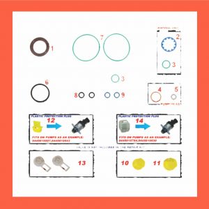 (STAR Ref.60.230) - KIT REP.C/R PUMP BH-CP4 P/BOMBAS MONO PLUNGER /AMAROK
