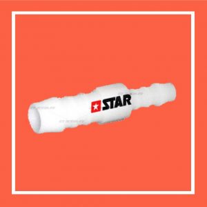 (STAR Ref. 60.150/33) - CONECTOR  REDUCTOR PLASTICO RECTO   6X4 MM Ref/ -9001-992