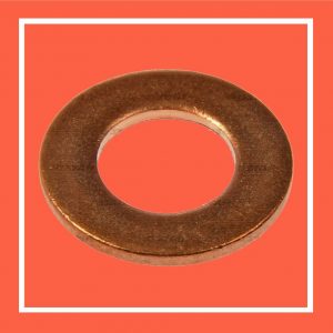 (STAR Ref.52308/01) ARANDELA EN COBRE P/ INTERNATIONAL DT -675477C1 REF/-770056A 9,5 X 16X 1,5 MM