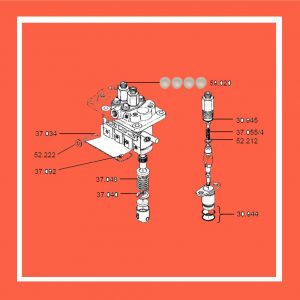 (STAR Ref. 60.103) KIT REPARACION  4 Cyl / KUBOTA ZEXEL