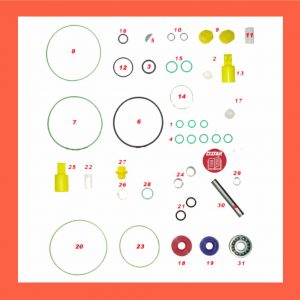 (STAR Ref. 60.205/59) KIT REPARACION CAT C/RAIL MOTOR : C4/C6 4/6 Cyl.