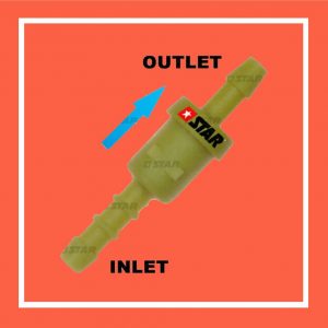 (STAR Ref. 60.151/97) -  VALVULA NO RETORNO  C/R - BOSCH Nr.INJECTOR:- 0445116030