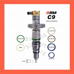 (STAR Ref. 60.205/38) - KIT REPARACION EXTERNA INYECTOR CAT /C9 HEUI INJ.  NR.- 235-2888 = 236-0962